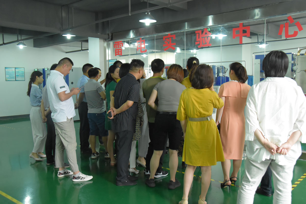 瑞士维多利亚大学MBA15-16班同学莅临新利在线防雷考察交流